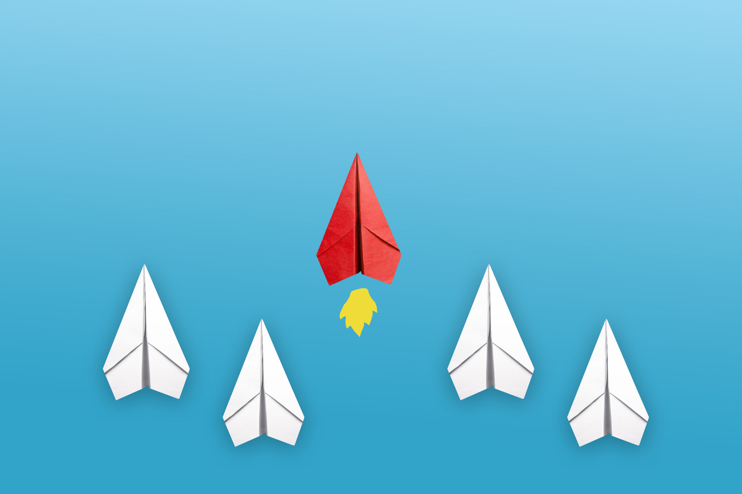 Paper,Plane,Are,Competing,To,Destination.,Business,Financial,Concepts,Are